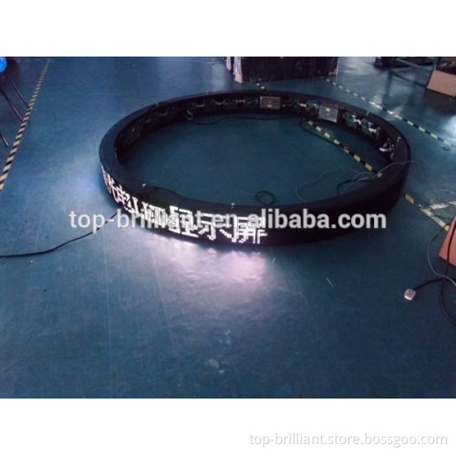 white color led message moving sign